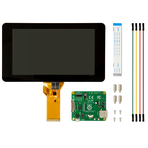 raspberry pi officiel touch screen 7 tommer