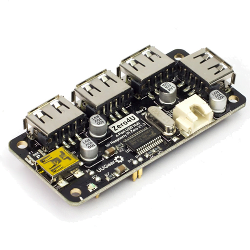 Zero4U - USB Hub 4-Port for Pi Zero (v1.3 and W)