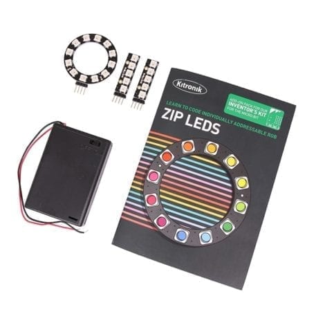 zip led add on pakke inventors kit led sticks og ring