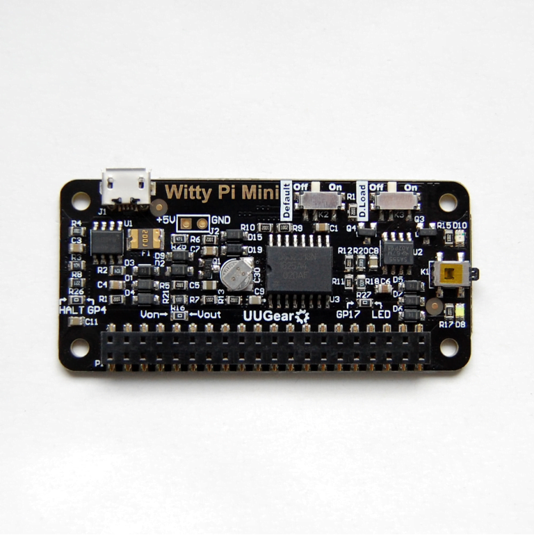 Witty Pi Mini RTC and Power Management for Raspberry Pi • RaspberryPi.dk