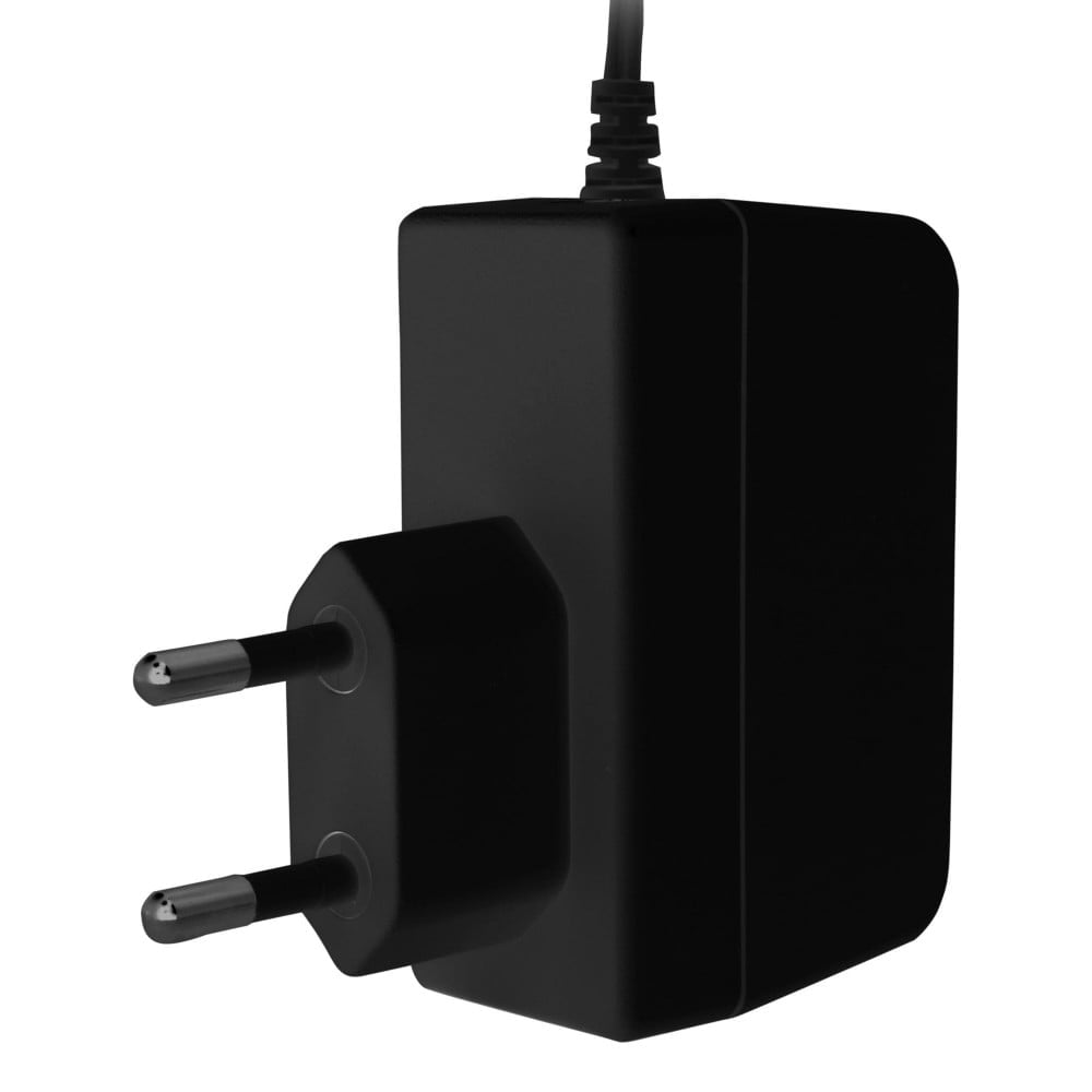 Raspberry Pi Micro USB Strømforsyning - EU - 5V 2,5A - Svart