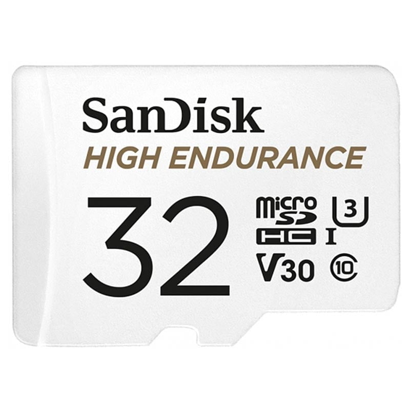 32GB Micro SD - SanDisk High Endurance Class 10 - Med Home Assistant til Pi 4