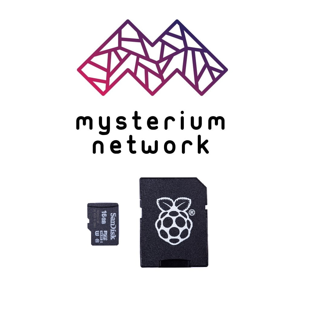 16GB Micro SD - Class A1 - Med Mysterium Network Node