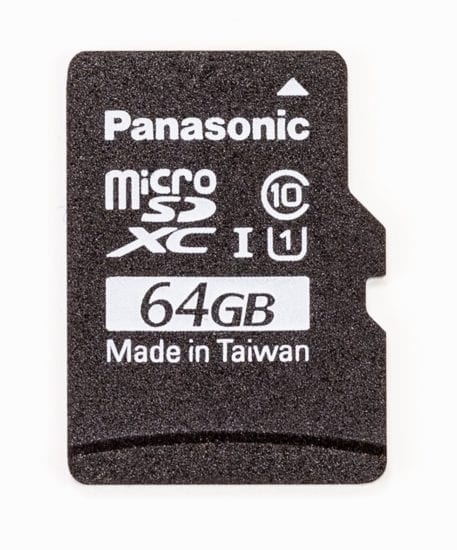 64 gb micro sd raspberry pi panasonic class a1