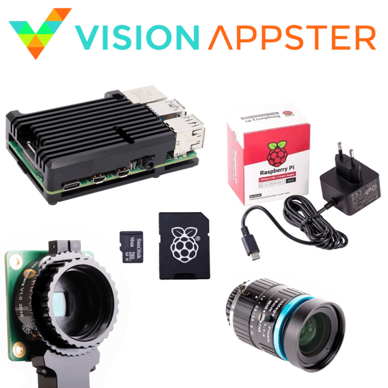 Raspberry Pi Machine Vision Kit - VisionAppster • RaspberryPi.dk