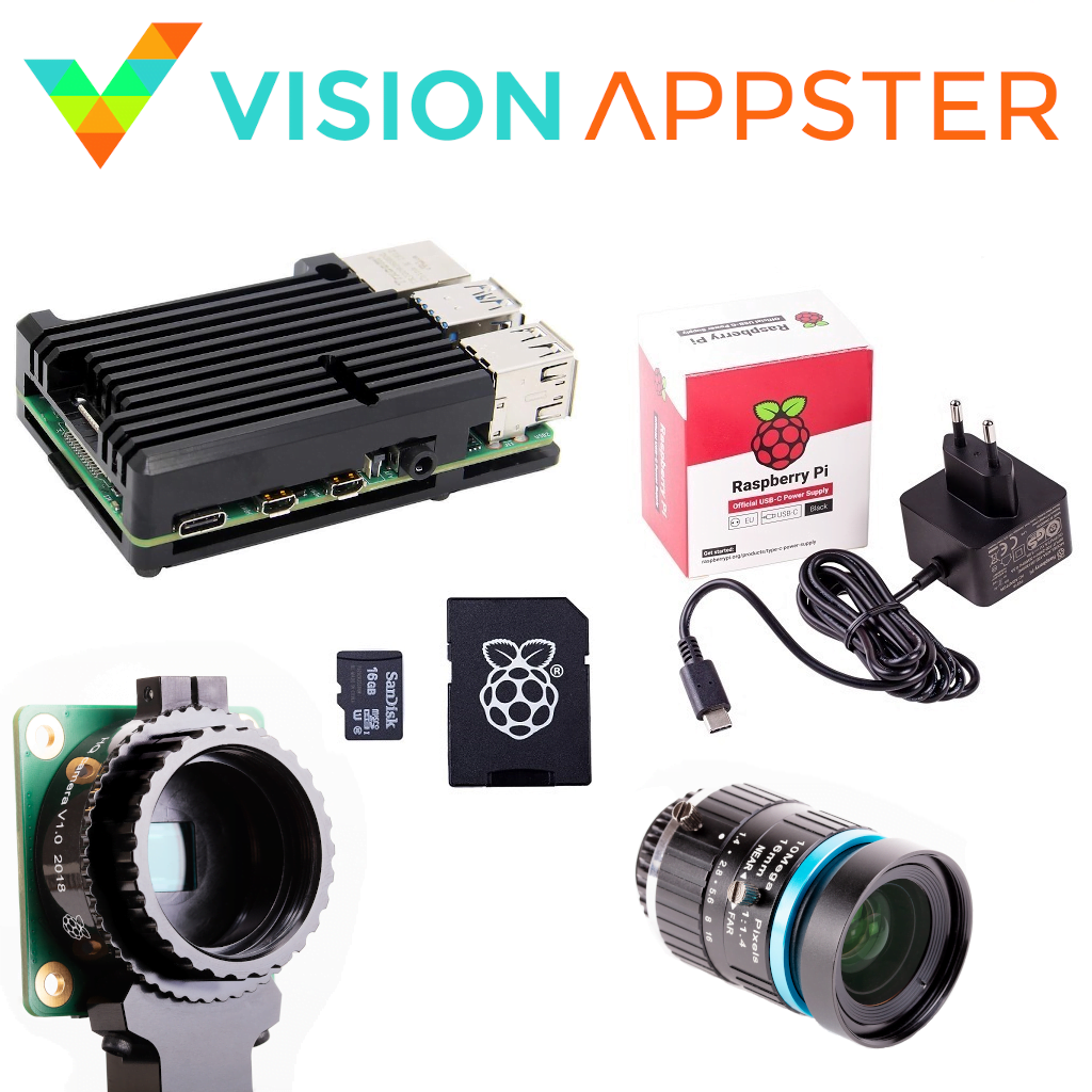 Raspberry Pi Machine Vision Kit - VisionAppster