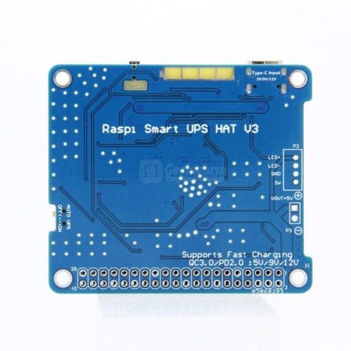 UPS HAT for Raspberry Pi (no battery) • RaspberryPi.dk