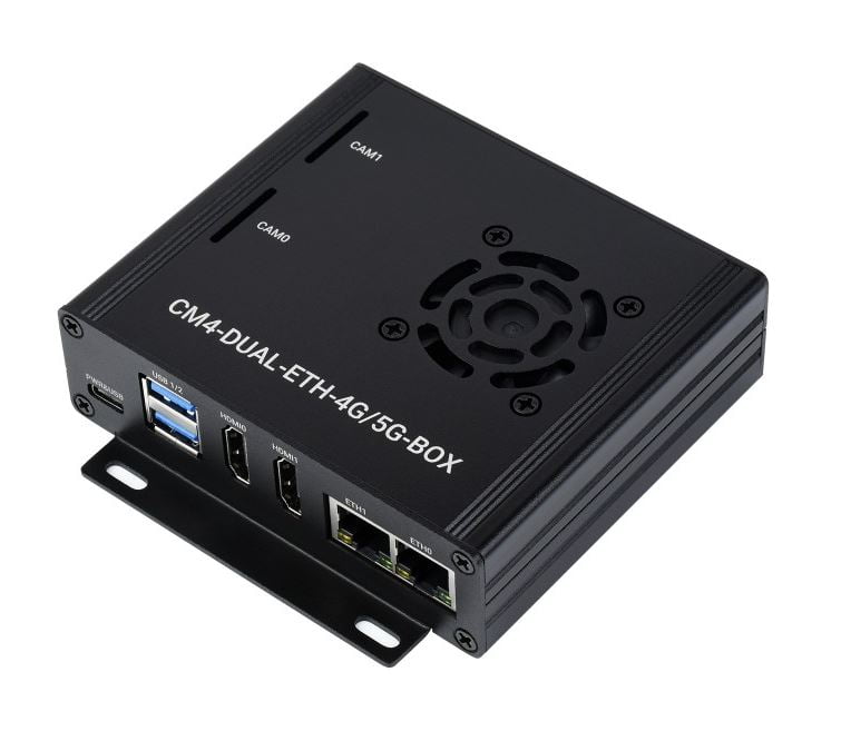 Dual Gigabit Ethernet 5G/4G Mini-Computer based on CM4