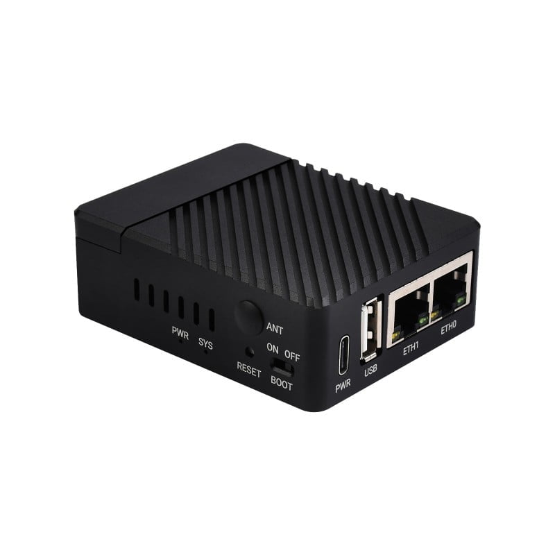 Waveshare Mini Dual Gigabit Ethernet Mini-Computer til Raspberry Pi CM4