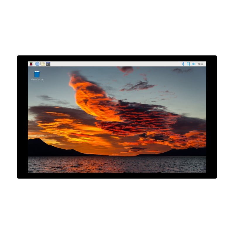 10.1" HDMI Capacitive Touch Display, Optical Bonding Toughened Glass Panel