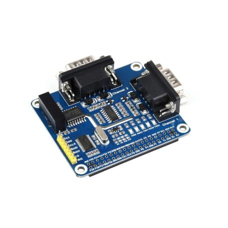 2-Channel Isolated RS232 Expansion HAT Raspberry Pi